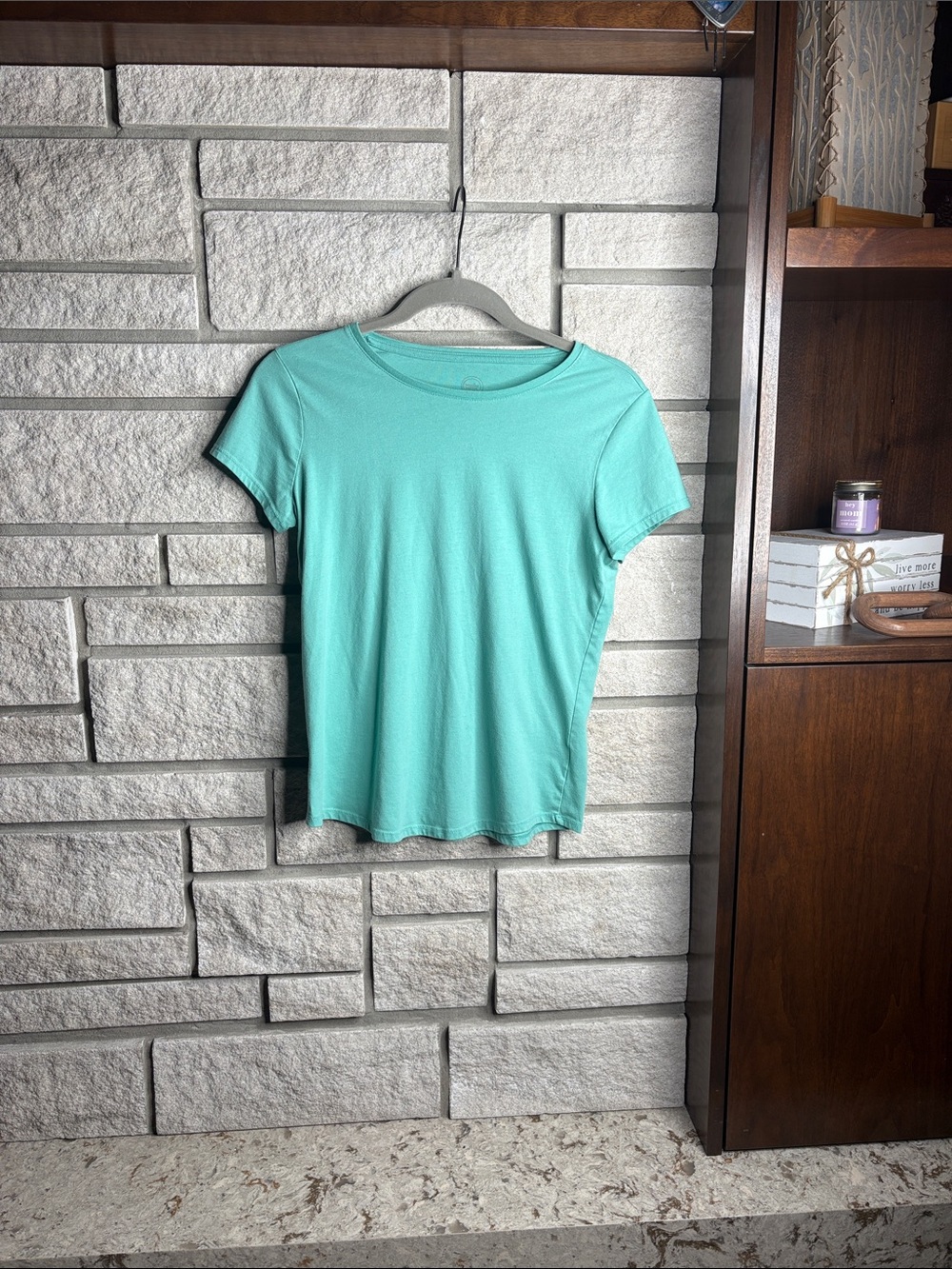 wonder nation Mint Short Sleeve Crewneck Tee